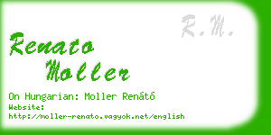 renato moller business card